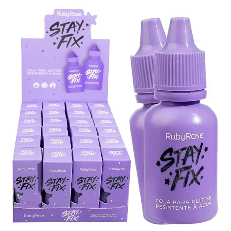 COLA PARA GLITTER STAY FIX 10ML RUBY ROSE