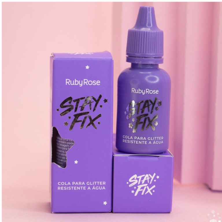 COLA PARA GLITTER STAY FIX 10ML RUBY ROSE
