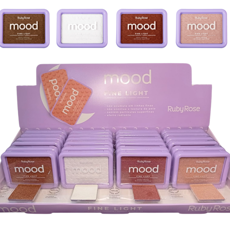 ILUMINADOR COMPACTO MOOD FINE LIGHT RUBY ROSE 10G