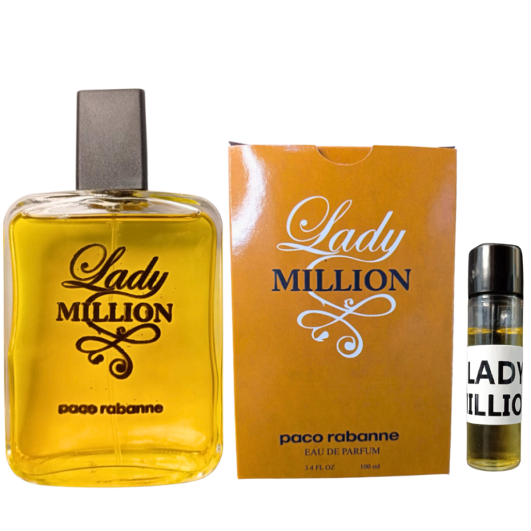 PERFUME INSPIRAÇÃO LADY MILLION PACO RABANNE EAU DE PARFUM 100 ML + PROVADOR