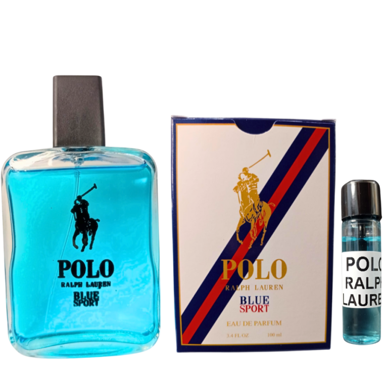 PERFUME INSPIRAÇÃO POLO RALPH LAUREN BLUE SPORT EAU DE PARFUM 100 ML + PROVADOR