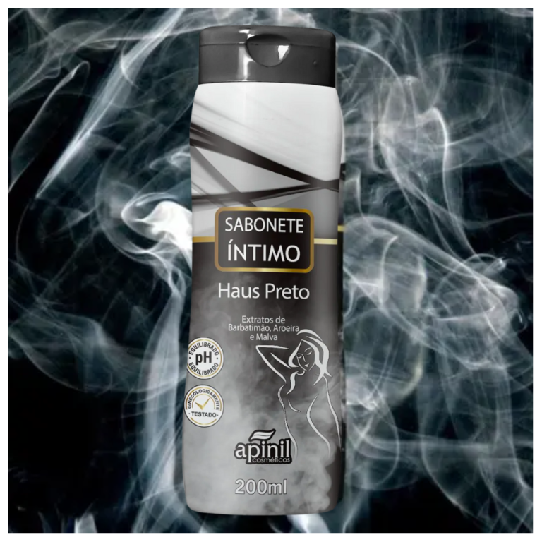 SABONETE ÍNTIMO HAUS PRETO APINIL 200 ML