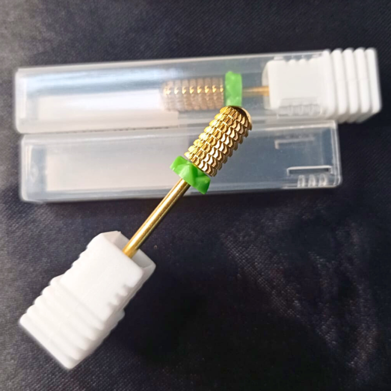 BROCA DE TUNGSTÊNIO 3/32 DOURADA CORTE MÉDIO VERDE