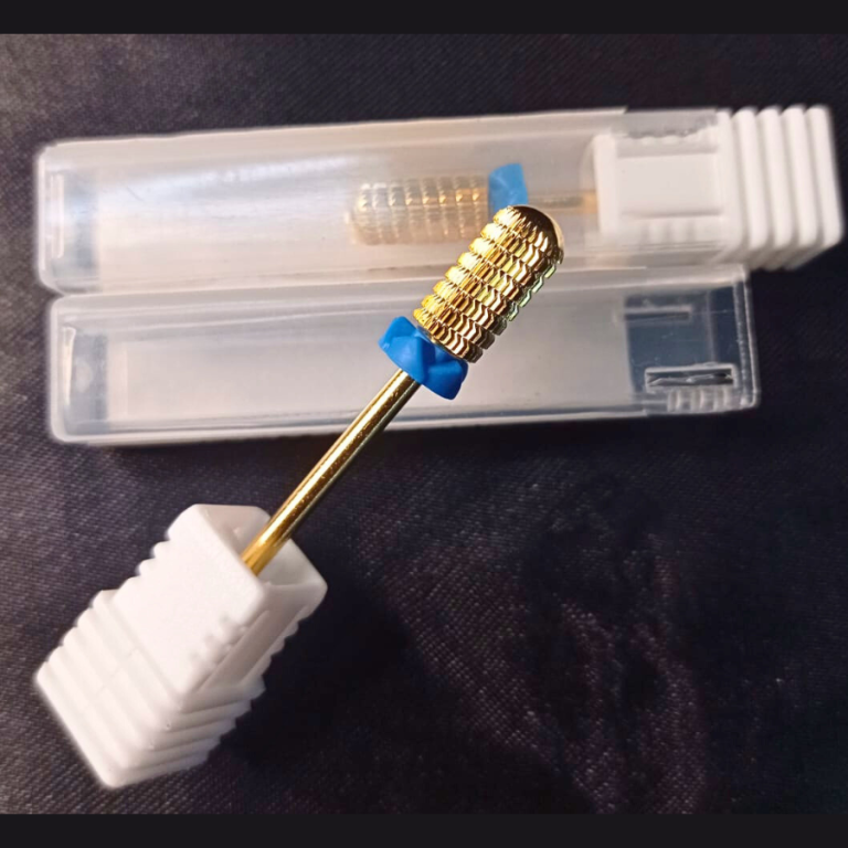 BROCA DE TUNGSTÊNIO 3/32 DOURADA CORTE GROSSO AZUL