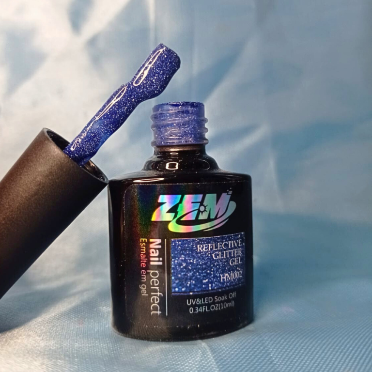 ESMALTE EM GEL REFLETIVO GLITTER ZEM 10 ML