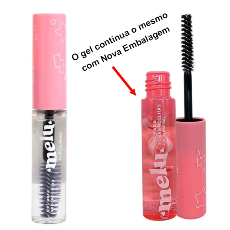 GEL PARA SOBRANCELHA MELU RUBY ROSE 8,3g BOX COM 24UN