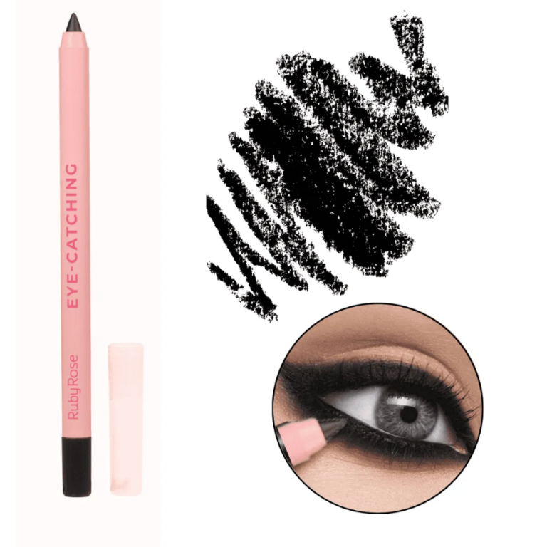 LÁPIS DE OLHO PRETO EYE CATCHING RUBY ROSE BOX COM 12UN