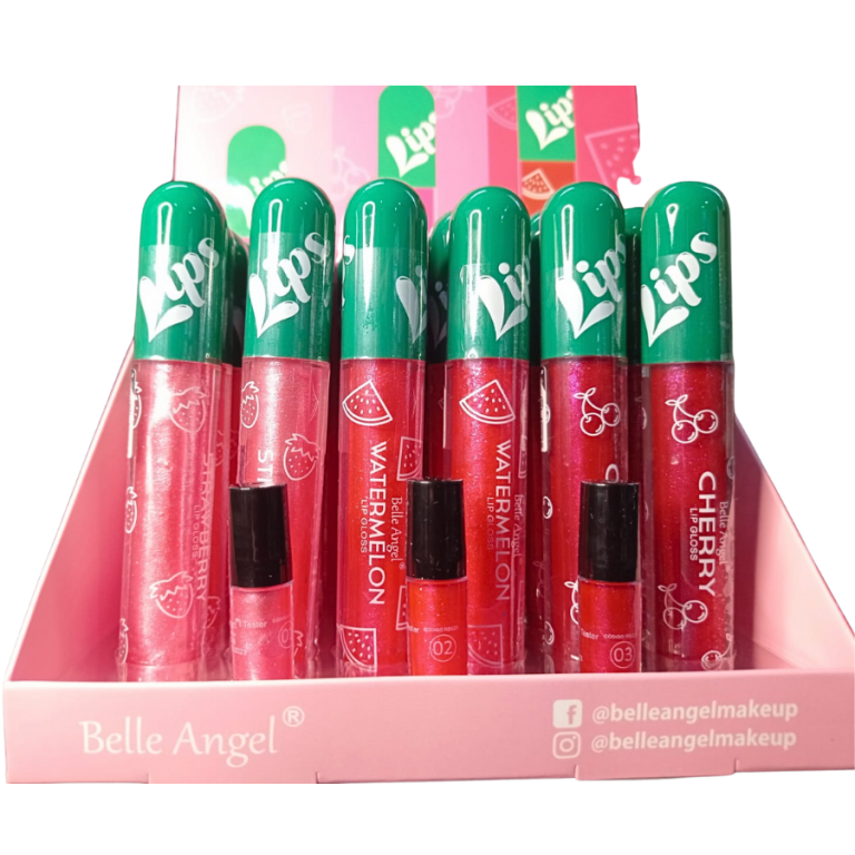 LIP GLOSS BELLE ANGEL BOX COM 24 UN