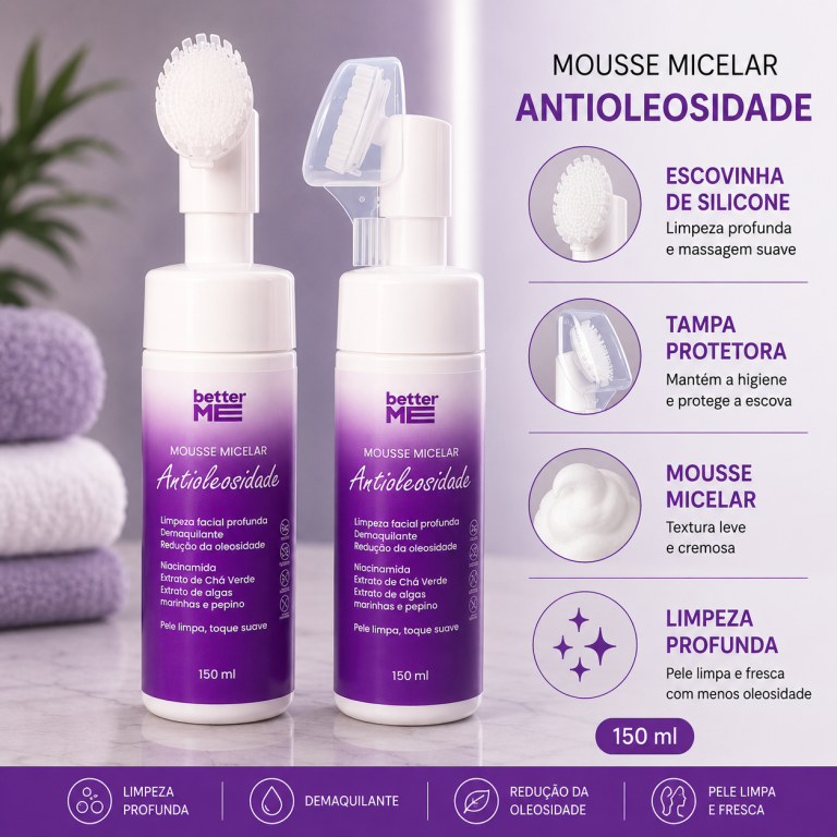 MOUSSE MICELAR ANTIOLEOSIDADE 150 ML BETTER ME