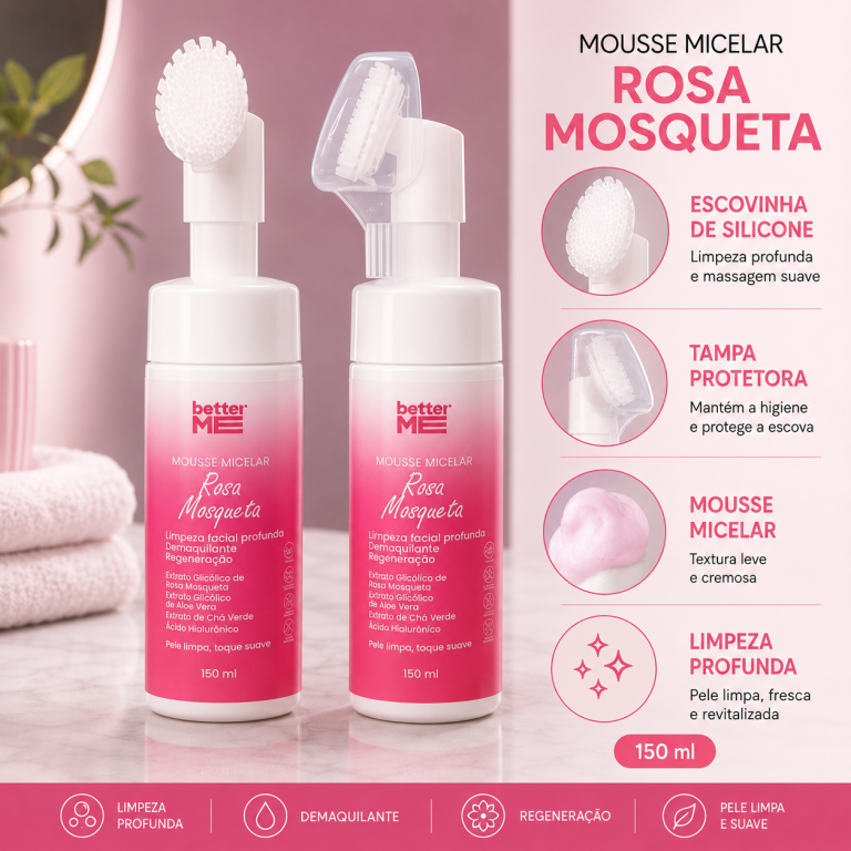 MOUSSE MICELAR ROSA MOSQUETA BETTER ME 150 ML