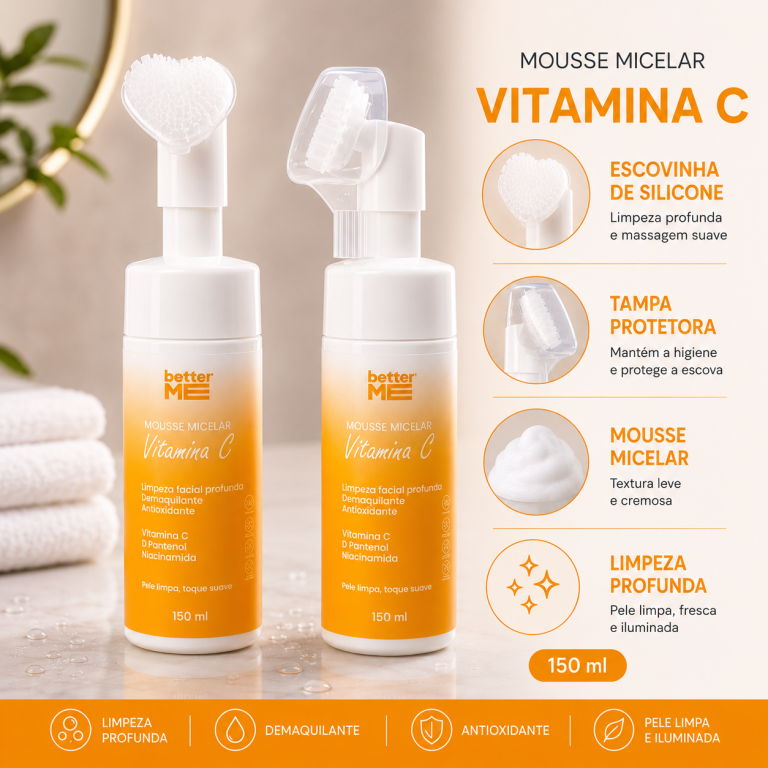 MOUSSE MICELAR VITAMINA C BETTER ME 150 ML