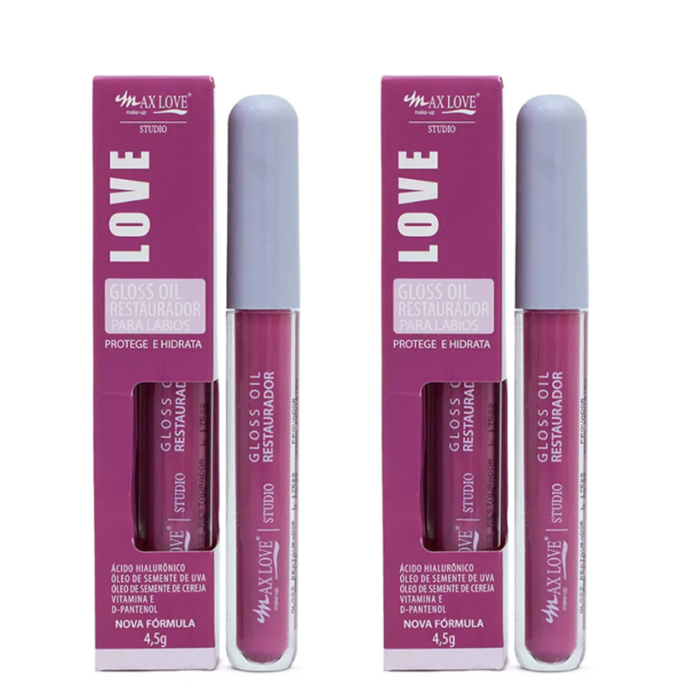 LIP GLOSS OIL RESTAURADOR MAX LOVE COR 173 BOX COM 28 UN