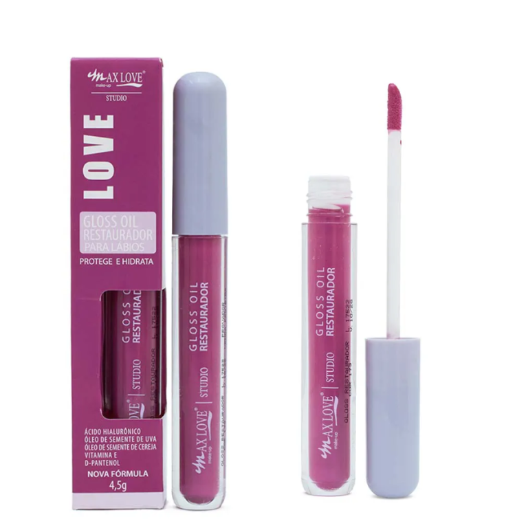 LIP GLOSS OIL RESTAURADOR MAX LOVE COR 173 BOX COM 28 UN