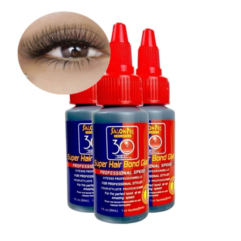 COLA DE CÍLIOS E CABELO SALON PRO SUPER BOND ANTI FUNGO 30SEC 30 ML