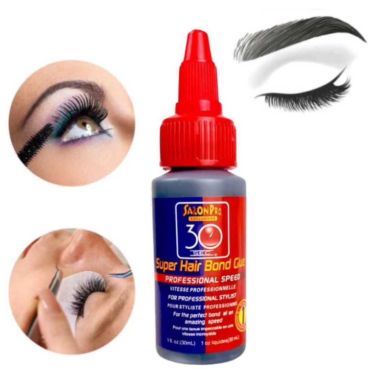 COLA DE CÍLIOS E CABELO SALON PRO SUPER BOND ANTI FUNGO 30SEC 30 ML