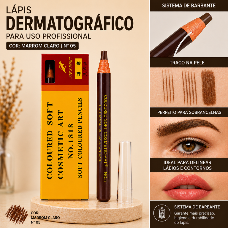 LÁPIS DERMATOGRÁFICO MARROM CLARO 05