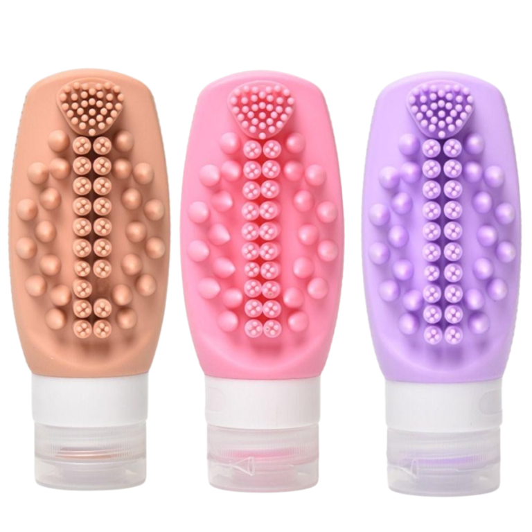 FRASCO DE SILICONE COM ESCOVA 90 ML