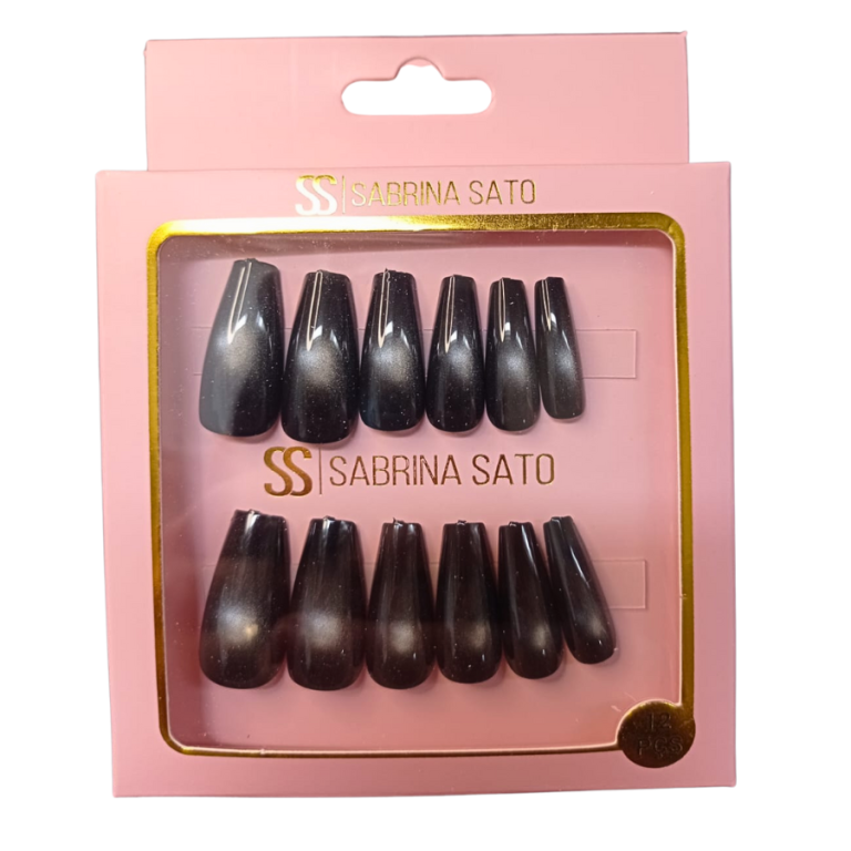 UNHA POSTIÇA AUTOCOLANTE BAILARINA SABRINA SATO COM 12 UN