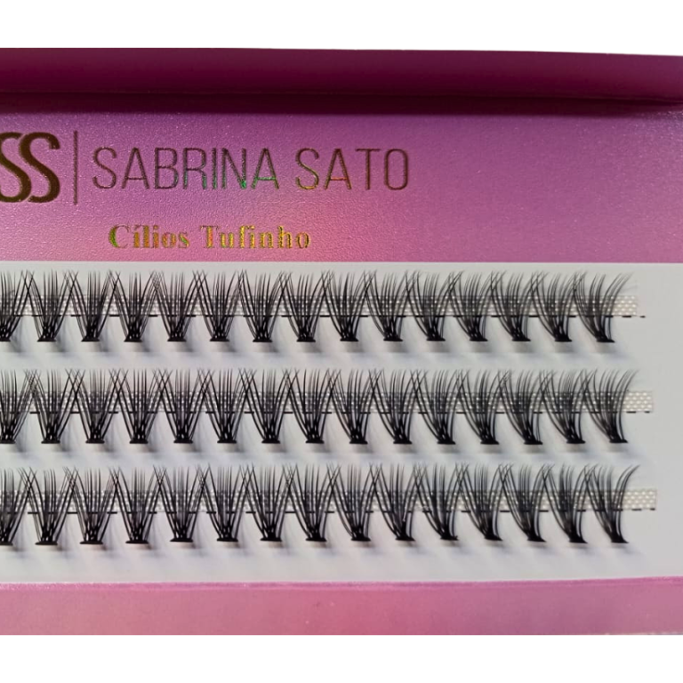 CARTELA DE CÍLIOS TUFINHO 20 P 10 MM 0.08D SABRINA SATO