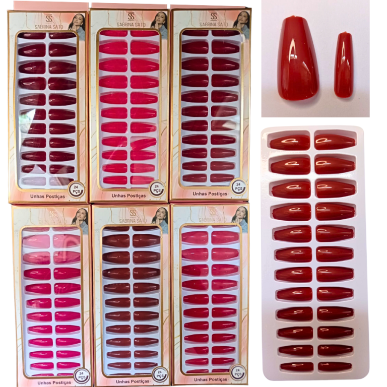 UNHA POSTIÇA BAILARINA SABRINA SATO COM 24 UN