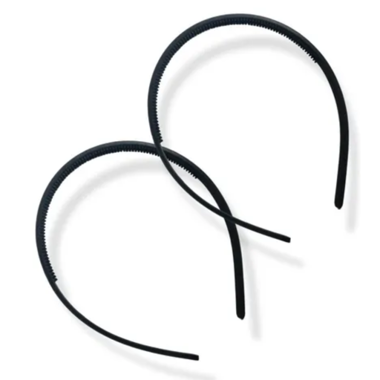 PACOTE COM 25 ARQUINHOS PRETOS METAL COM TECIDO