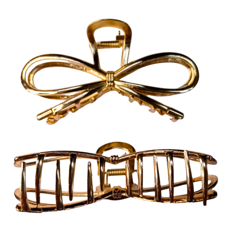 PIRANHA GRANDE DE METAL DOURADA 10,5CM