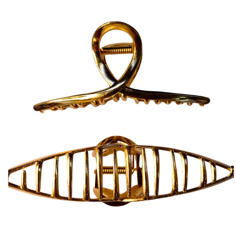 PIRANHA GRANDE DE METAL DOURADA 11CM