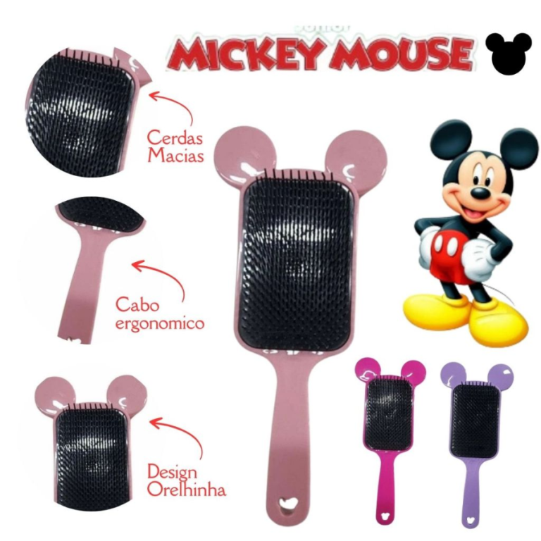 ESCOVA RAQUETE ORELHINHA