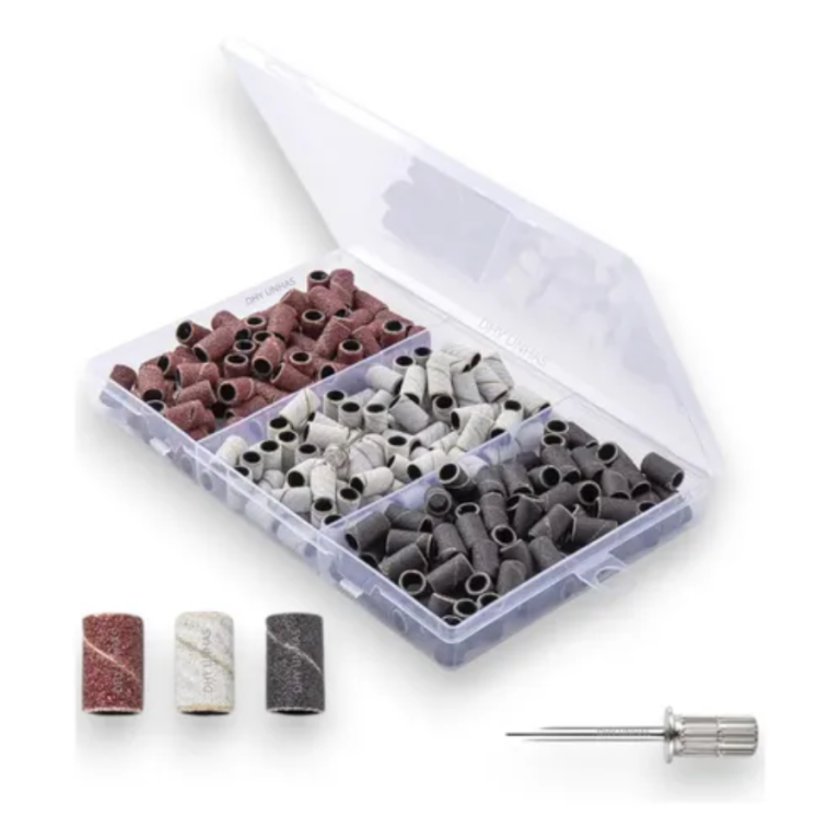 REFIL DE LIXA MANDRIL KIT MIX 80/120/180 COM 210 UN