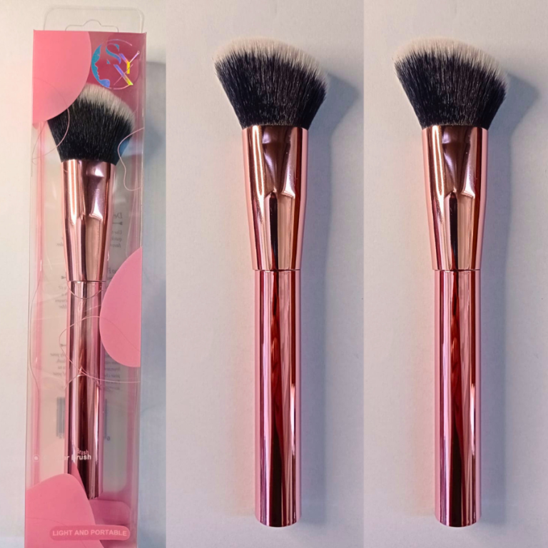 PINCEL PARA BLUSH CHANFRADO METALIZADO