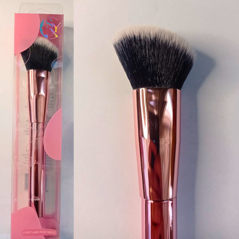 PINCEL PARA BLUSH CHANFRADO METALIZADO