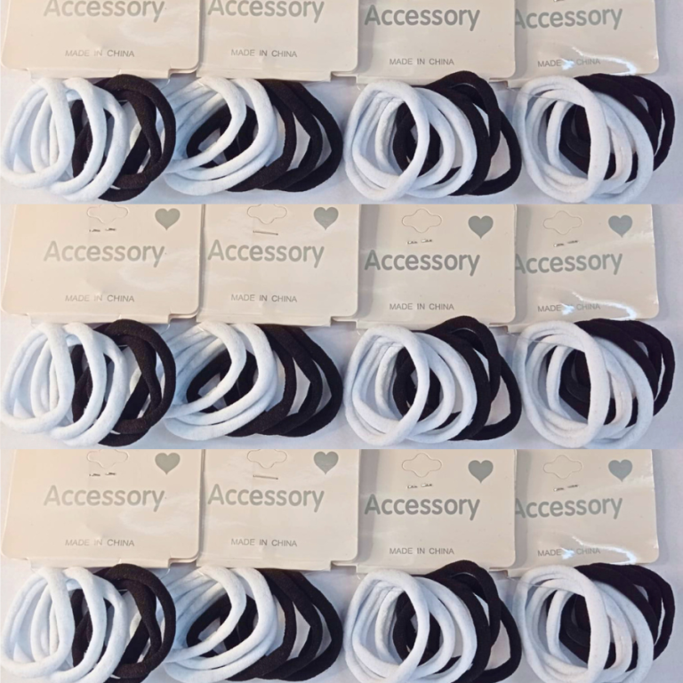 PACOTE BUCHINHA ACCESSORY PRETO E BRANCO COM 12 KITS COM 6 UN