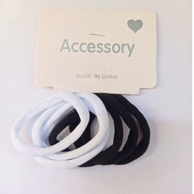 PACOTE BUCHINHA ACCESSORY PRETO E BRANCO COM 12 KITS COM 6 UN