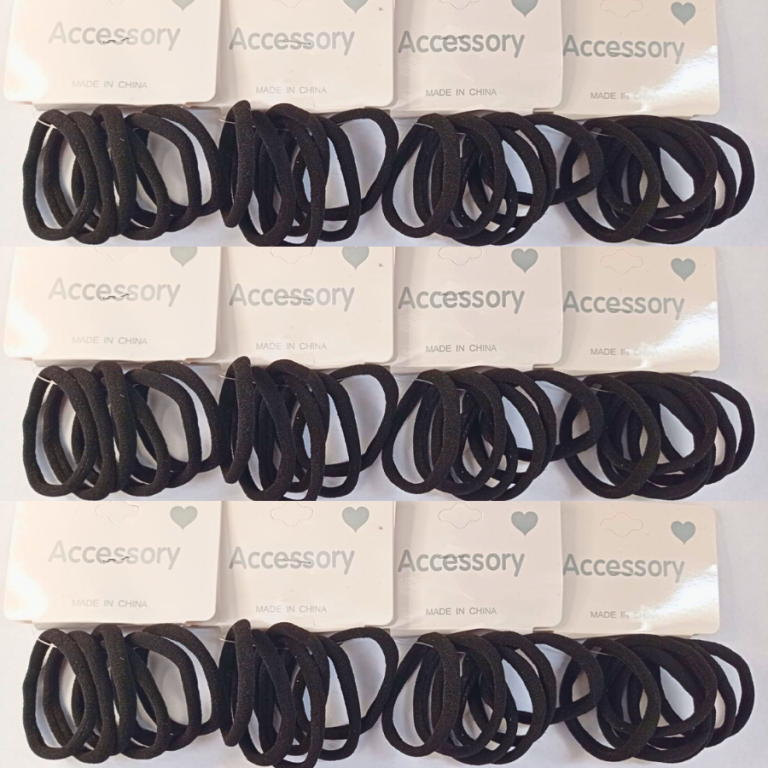 PACOTE BUCHINHA ACCESSORY PRETA COM 12 KITS COM 6 UN