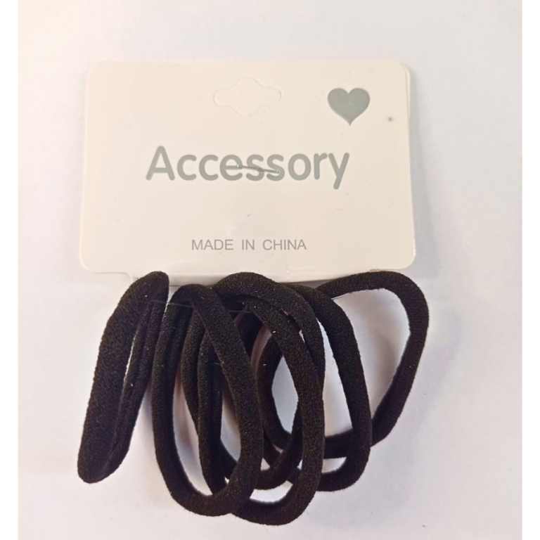 PACOTE BUCHINHA ACCESSORY PRETA COM 12 KITS COM 6 UN