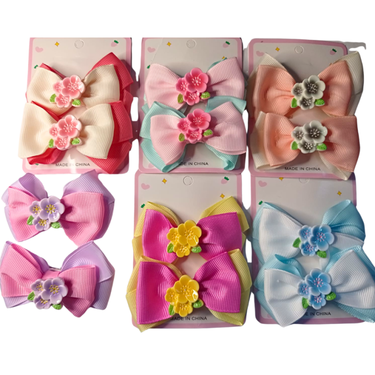CARTELA PRESILHA 2 LAÇOS TRÊS FLORES 7 CM