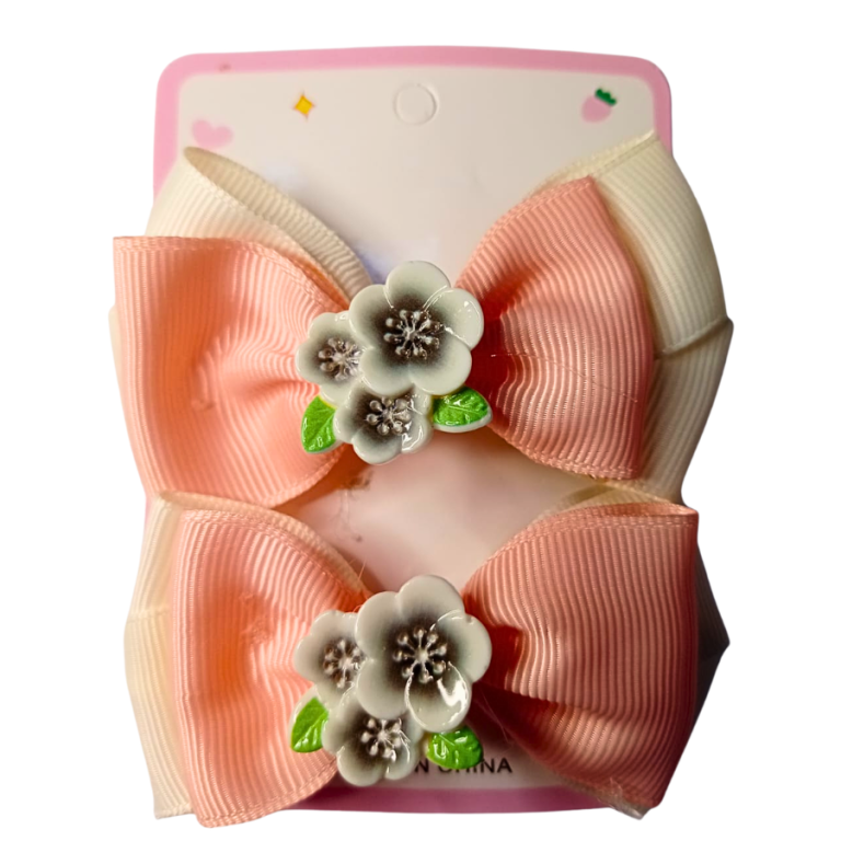 CARTELA PRESILHA 2 LAÇOS TRÊS FLORES 7 CM