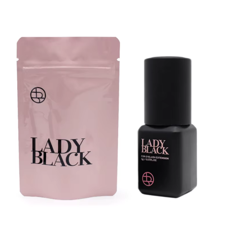 COLA DE CÍLIOS FIO A FIO PROFISSIONAL LADY BLACK 5 ML
