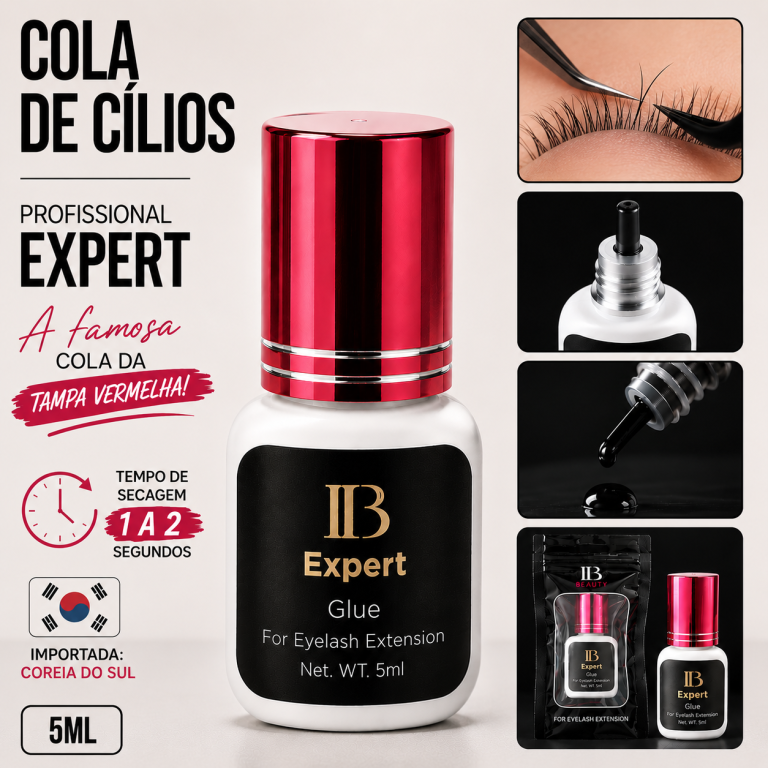 COLA DE CÍLIOS FIO A FIO PROFISSIONAL EXPERT 5 ML