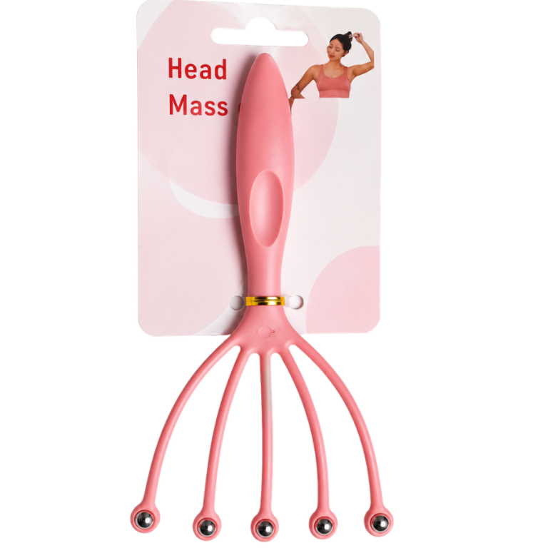 MASSAGEADOR COURO CABELUDO COM ESFERAS