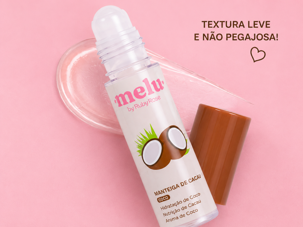MANTEIGA DE CACAU ROLON MELU RUBY ROSE 5,5 ML