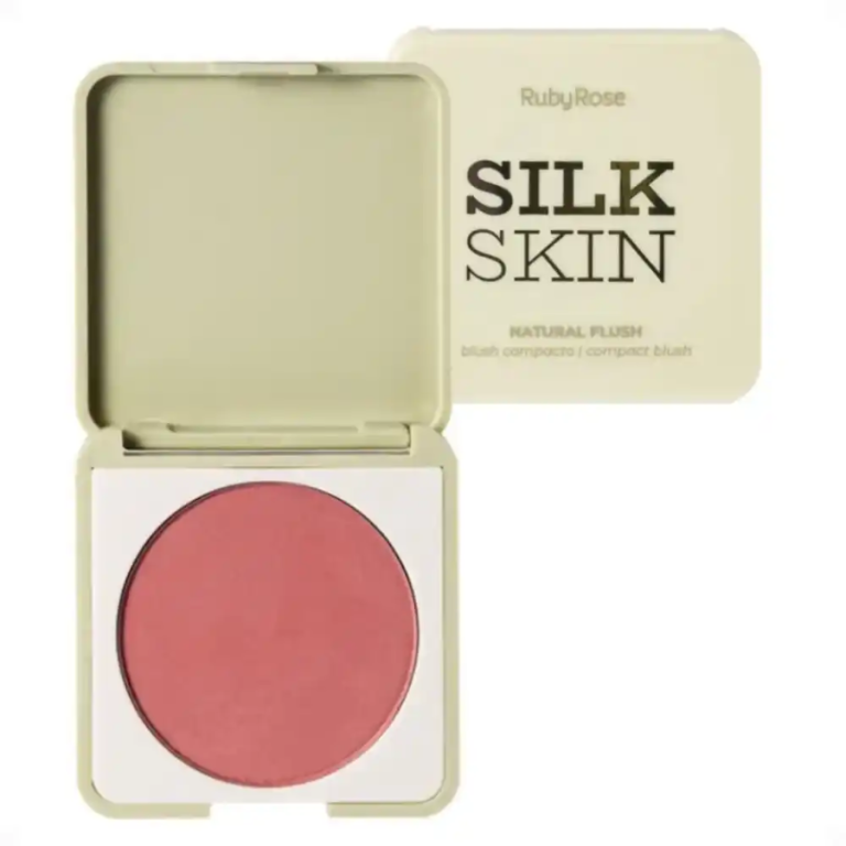 BLUSH COMPACTO SILK SKIN RUBY ROSE 6,5G BOX COM 24UN