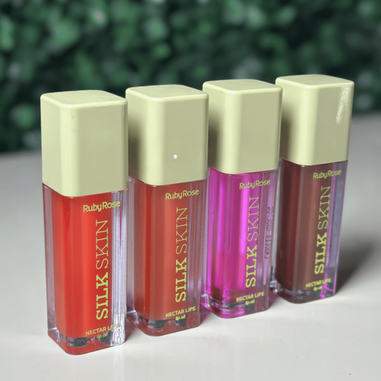 LIP OIL NECTAR LIPS SILK SKIN RUBY ROSE 5,5 ML BOX COM 36UN
