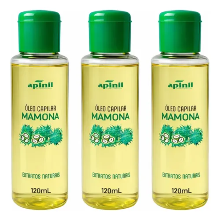ÓLEO CAPILAR MAMONA APINIL 120 ML