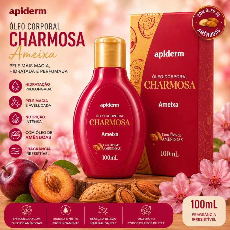 ÓLEO CORPORAL CHARMOSA AMEIXA APINIL 100 ML