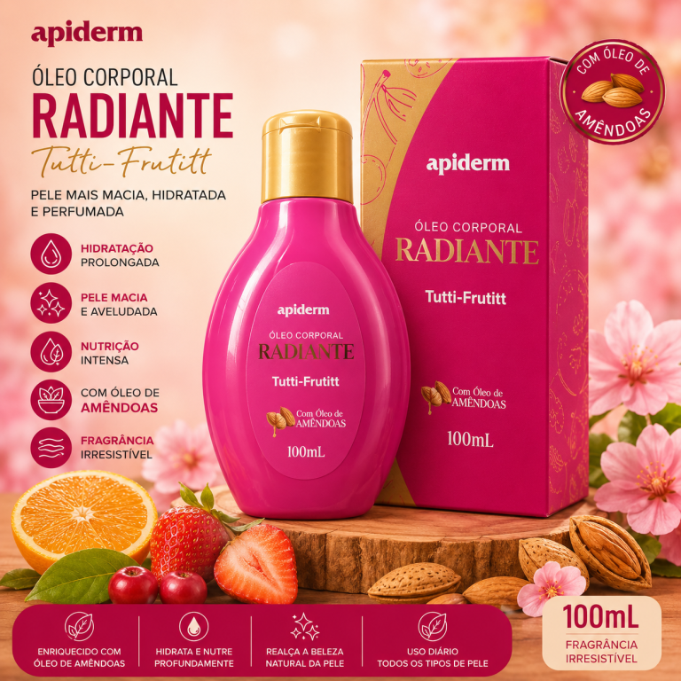 ÓLEO CORPORAL RADIANTE TUTTI-FRUITT APINIL 100 ML
