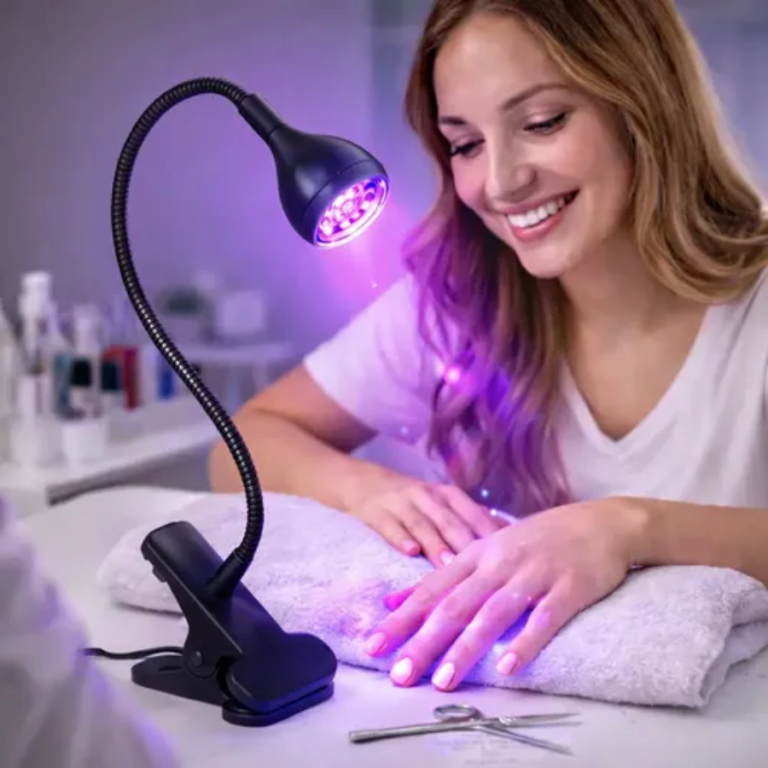 LUMINÁRIA DE MESA UV COM CLIP SHOYYI