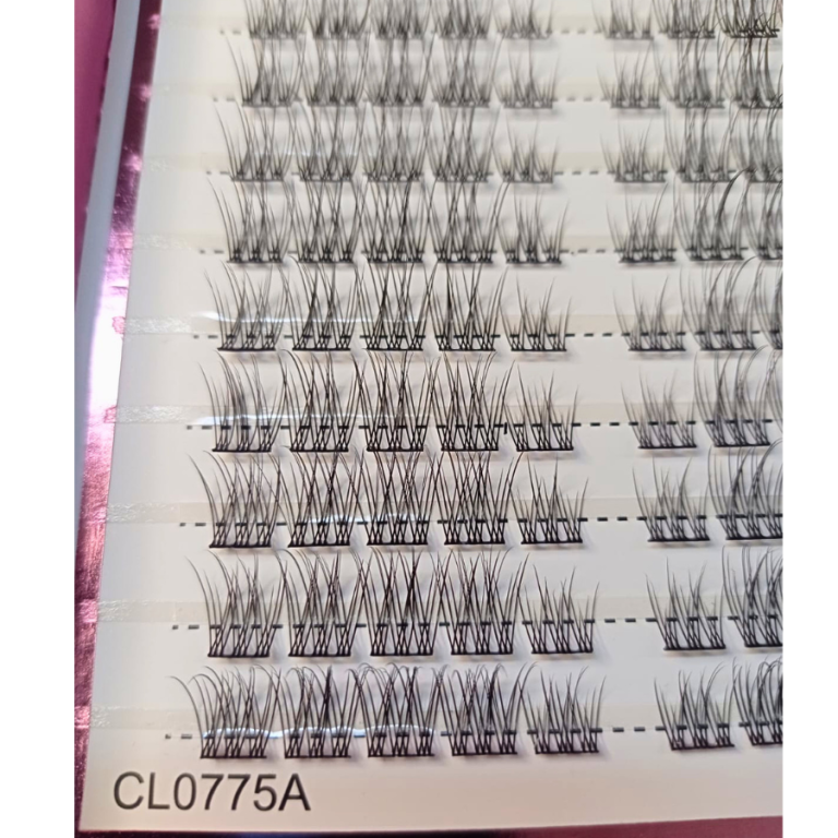CARTELA DE CÍLIOS TUFINHOS WISPS TD10 MIX 0.07D COM 80 TUFOS REAL LOVE