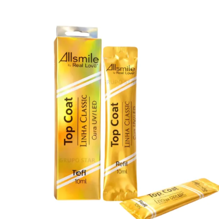 REFIL TOP COAT GEL ALLSMILE UV REAL LOVE 10 ML