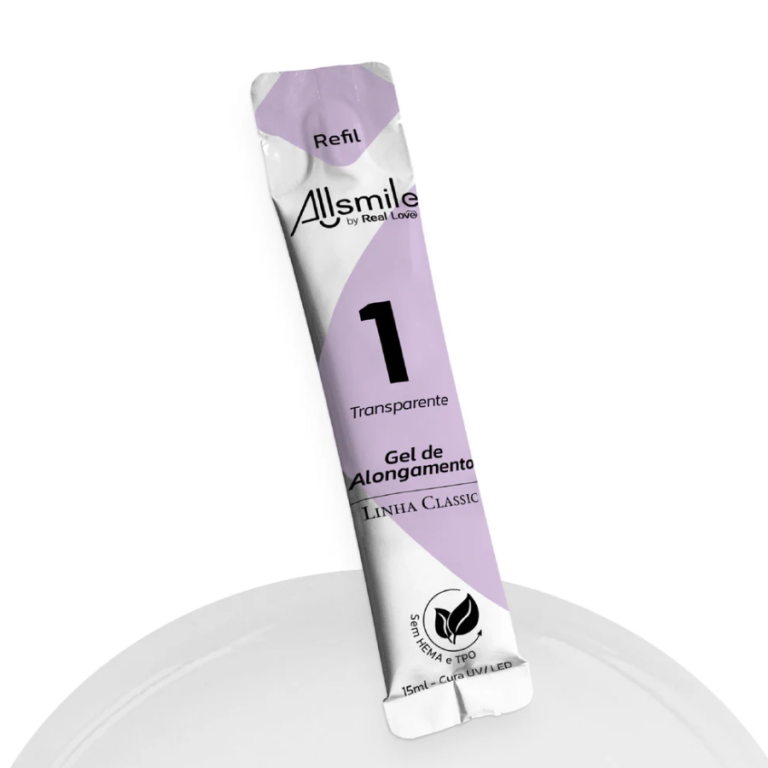 REFIL GEL ALLSMILE TRANSPARENTE 01 REAL LOVE 15ML